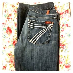 7FAM dojo flare jeans